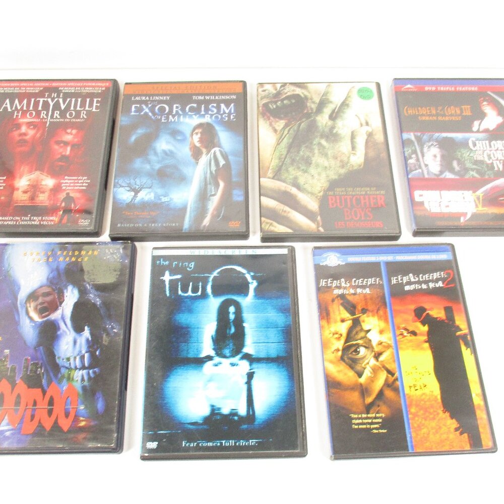 10 Horror DVD Children of the Corn III, IV & V, Jeepers Creepers 1&2, Ring Two +